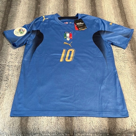 Puma Other - #10 Francesco Totti Italy 🇮🇹 National Team 2006 FIFA World Cup Puma Jersey